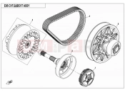CVT ASSY - E05 - CFMOTO ZFORCE 800 (CF800US-A) 2015
