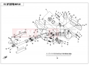 CFMOTO ZFORCE 800 (CF800US-A) MUFFLER COMP - F02