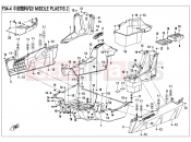 CFMOTO ZFORCE 800 (CF800US-A) MIDDLE PLASTICS 2 - F04-4