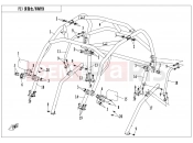 CFMOTO ZFORCE 800 (CF800US-A) CAB FRAME(ROPS) - F23