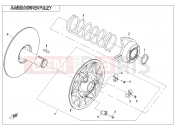 CFMOTO ZFORCE 800 (CF800US-A) DRIVEN PULLEY(HL) - E05-2-A