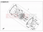 CFMOTO ZFORCE 800 (CF800US-A) FAN ASSY - E18