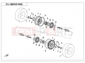 CFMOTO 2019 SSV ZFORCE 800 (CF800US-A) FRONT WHEEL(2017) - F07-A