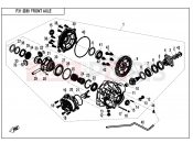 CFMOTO 2019 SSV ZFORCE 800 (CF800US-A) FRONT AXLE - F31