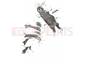 TRIUMPH DAYTONA 660cc > CM3406 Rear Mudguard