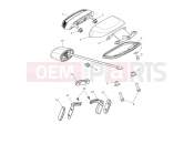 Rear Light & Reflectors - All Except US - Triumph SCRAMBLER 1200 XE - CL1737 > 2024