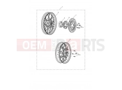 TRIUMPH STREET TWIN Chrome Wheels Kit