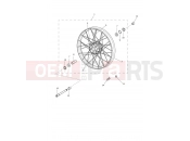 Triumph 2024 SCRAMBLER 1200 X Front Wheel