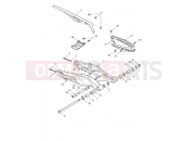 Triumph 2026 TIGER 900 Desert Rear Swingarm
