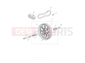 Triumph 2025 SCRAMBLER 900 - Liquid Cooled - > CM9963 Front Wheel