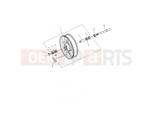 Triumph 2014 ROCKET III, CLASSIC & ROADSTER Front Wheel - Rocket III & Classic