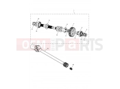 Triumph 2014 ROCKET III, CLASSIC & ROADSTER Transmission Damper & Drive Shaft