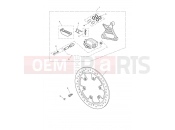 Triumph 2016 ROCKET III, CLASSIC & ROADSTER Rear Brake Caliper & Disc