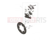 Triumph 2026 THRUXTON 400 Rear Caliper & Disc