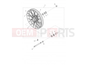 Triumph 2026 Tiger 1200 Desert Front Wheel