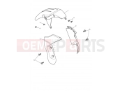 Triumph 2025 TRIDENT 660cc CB1390 > CN4039 Front Mudguard