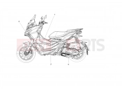 Decal - Aprilia SR GT 200 (EU) 2021