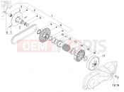 Driven pulley - Piaggio Beverly 310 Classic-Sport (EU) 2026