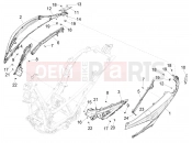 Side cover - Spoiler - Piaggio Beverly 310 Classic-Sport (EU) 2026