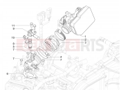 Throttle body - Injector - Induction joint - Piaggio Beverly 310 Classic-Sport (EU) 2026