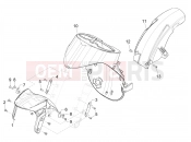 Wheel huosing - Mudguard - Piaggio Typhoon 50 4T E2 (CA, US) 2023