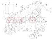 Crankcase cover - Crankcase cooling - Piaggio Typhoon 50 4T E2 (CA, US) 2025
