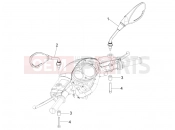 Driving mirror/s - Piaggio Typhoon 50 4T E2 (CA, US) 2025