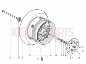 Front wheel - Piaggio Typhoon 50 4T E2 (CA, US) 2025
