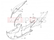 Side cover - Spoiler - Piaggio Typhoon 50 4T E2 (CA, US) 2025