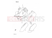 SUZUKI DR125S F (1985) 33 - FRAME COVER