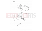 SUZUKI DR125S F (1985) 42 - RIGHT HANDLE SWITCH