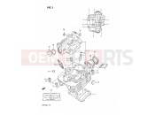 SUZUKI DR125S J (1988) 1 - CYLINDER HEAD