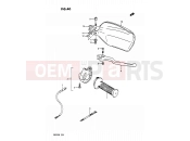 SUZUKI DR200 J (1988) 40 - RIGHT HANDLE SWITCH