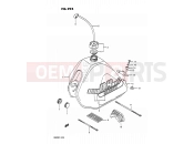 29B - FUEL TANK (MODEL J E02) - Suzuki DR200 K (1989)