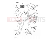 49 - REAR FENDER (E06,E21,E24) - Suzuki DR200 K (1989)