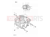 3 - CRANKCASE - Suzuki DR200 M (1991)