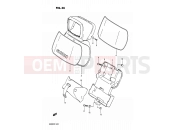 36 - HEADLAMP HOUSING - Suzuki DR200 M (1991)