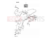 48 - REAR FENDER (E01,E02) - Suzuki DR200 M (1991)