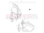 SUZUKI DR200SE K2 (2002) (E03,E28,E33) 38 - KNUCKLE COVER (OPTION)