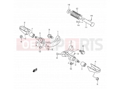 SUZUKI DR200SE K2 (2002) (E06,E24) 28 - FOOTREST (MODEL K1 E24/MODEL K2 E06,P09/MODEL K3/K4/K5 E06)