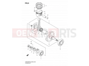 SUZUKI DR200SE K6 (2006) (E03,E28,E33) 6 - CRANKSHAFT