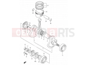 SUZUKI DR250S M (1991) 5 - CRANKSHAFT