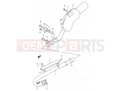 SUZUKI DR250S M (1991) 11 - MUFFLER
