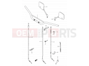 SUZUKI DR250S M (1991) 39 - HANDLEBAR (MODEL L/M,MODEL N/P/R E24)
