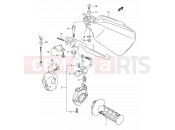SUZUKI DR250S M (1991) 40 - RIGHT HANDLE SWITCH (MODEL L/M,MODEL N/P/R E24)
