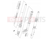SUZUKI DR250S M (1991) 34 - FRONT DAMPER
