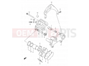 SUZUKI DR250S M (1991) 49 - REAR CALIPER (MODEL L/M)