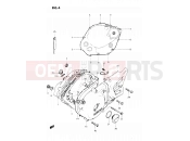 SUZUKI DR250S Z (1982) 4 - CRANKCASE COVER