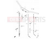 SUZUKI DR350 M (1991) (E01) 33 - HANDLEBAR