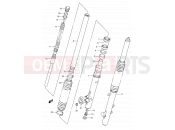SUZUKI DR350 M (1991) (E01) 38A - FRONT DAMPER (MODEL S/T E01)